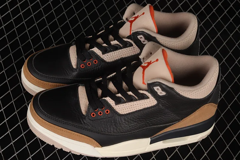 All categories Air Jordan Jordan series basketball shoes Air Jordan 3 Air Jordan 3 SE "Denim" AJ3 Joe 3 black brown cement CT8532-008